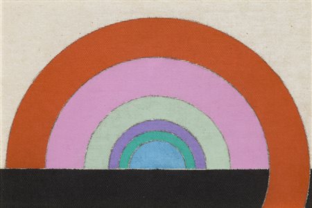 EUGENIO CARMI (1920-2016)Senza Titolo, 1982Acrilici su tela non intelaiatacm...