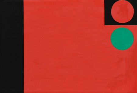 IDEO PANTALEONI (1904-1993)Senza TitoloTempera su cartacm 35x50Firma al fronte