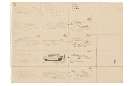 LUIGI VERONESI (1908-1998)Senza Titolo (Bozzetto preparatorio), fine anni...