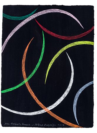 PIERO DORAZIO (1927-2005)Senza Titolo, 1993Tecnica mista su cartacm...