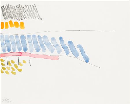 GIORGIO GRIFFA (1936)Senza Titolo, 2006Tecnica mista su cartoncino intelatocm...