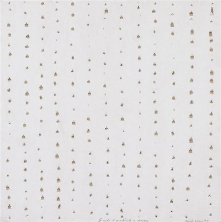 PAOLO MASI (1933)È solo il materiale a decidere, 1975Cartone lavoratocm...