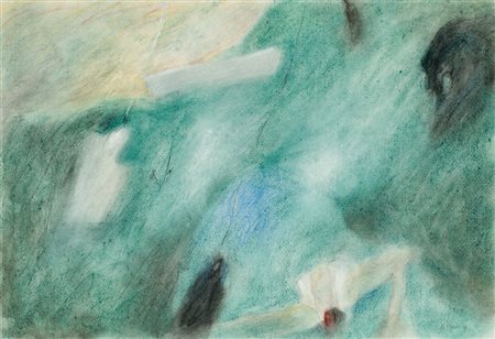 MARIO RACITI (1934)Senza Titolo, 1999Tecnica mista su cartacm 32,5x47,5Firma...