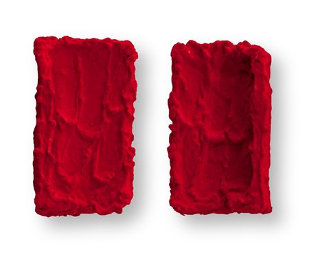 PINO PINELLI (1938)Pittura R, 1995Pittura su dittico di elementiCiascun...