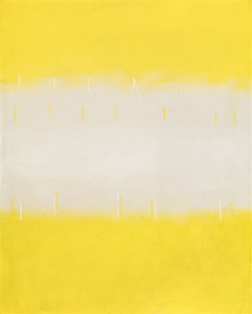 VALENTINO VAGO (1931-2018)M.R. 97, 1974Olio su telacm 100x81Firma al...