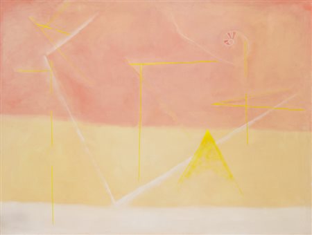 VALENTINO VAGO (1931-2018)C.G. 53, 1985Olio su telacm 150x200Firma al...