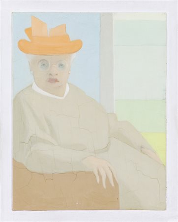 ANTONIO CALDERARA (1903-1978) PITTURA N.ro 31, 1951-1954 Olio su tavola cm...