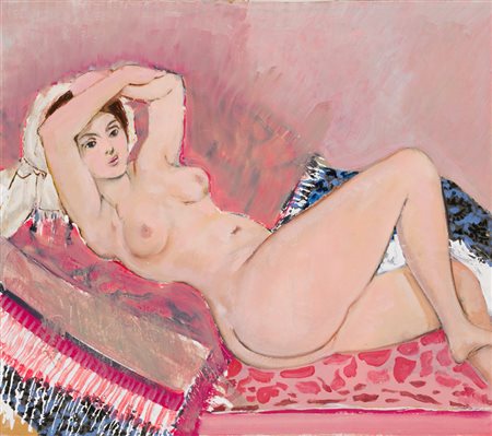 BERNARDINO PALAZZI (1907-1987)Senza TitoloOlio su telacm 70x80Timbro del...