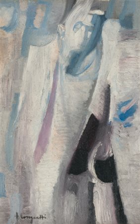 TRENTO LONGARETTI (2016-2017)Uomo in grigio, 1974Olio su telacm 45x30Firma al...