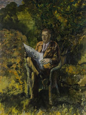 ROBERT CARROLL (1934-2016)Senza TitoloOlio su telacm 130x97Firma al...