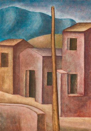 MARCELLO SCUFFI (1948) Senza Titolo Olio su tela cm 70x50 Firma al fronte