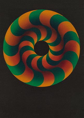 JULIO LE PARC (1928)Modulation 283, 1979Acrilici su telacm 46x33Firma,...