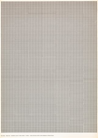 ENZO MARI (1932)Week end, 1967Manifesto numero 5 della cartella "Il...