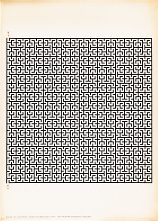 ENZO MARI (1932)Non ci sono alternative, 1967Manifesto numero 6 della...