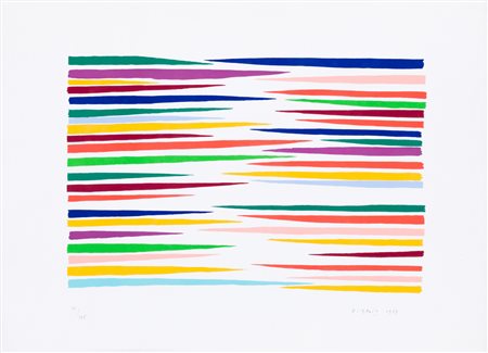 PIERO DORAZIO (1927-2005)Senza Titolo, 1973Litografiacm 50x69Firma, datazione...