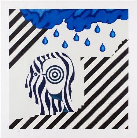 CONCETTO POZZATI (1935-2017)Senza TitoloLitografiacm 100x100Firma e...