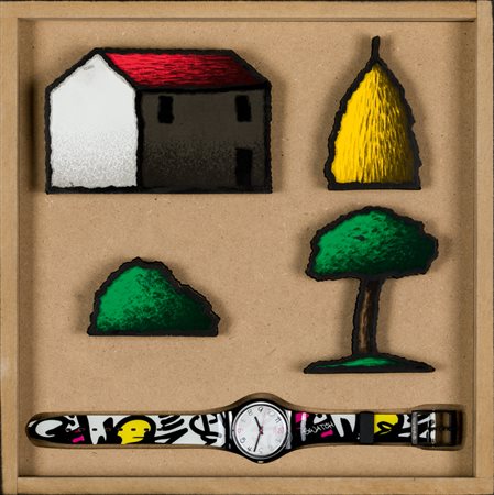 TINO STEFANONI (1937-2017)Paesaggio, 2007Cofanetto in legno con copertina in...