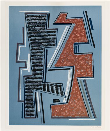 ALBERTO MAGNELLI (1888-1971)Senza Titolo, 1971Litografiacm 69x54Firma e...