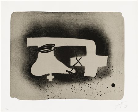 ANTONI TAPIES (1923-2012)Senza TitoloLitografiacm 46,5x57,5Firma e...