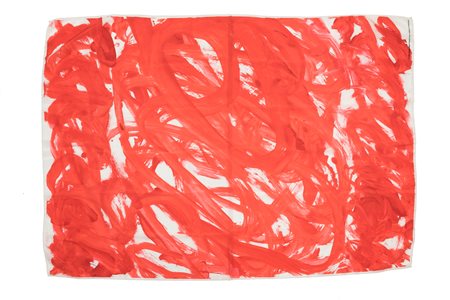 CY TWOMBLY (1928-2011)Senza Titolo, 2000Foulard in seta raffigurante l'opera...