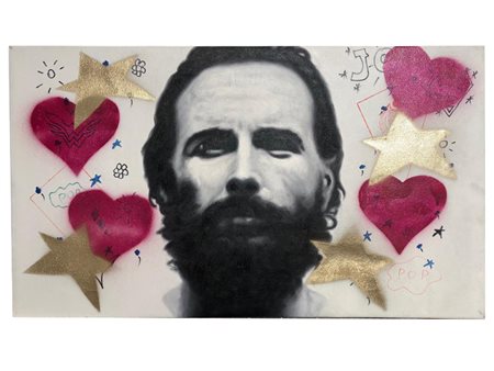 ALEX CAMINITI Jo Pop Tecnica mista su tela cm 50x70