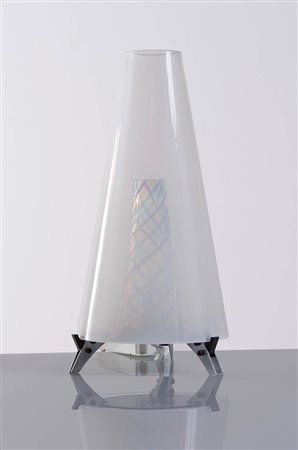 Lampada da tavolo a doppio cono, Produzione Res De Majo, Anni ‘90. Cono...