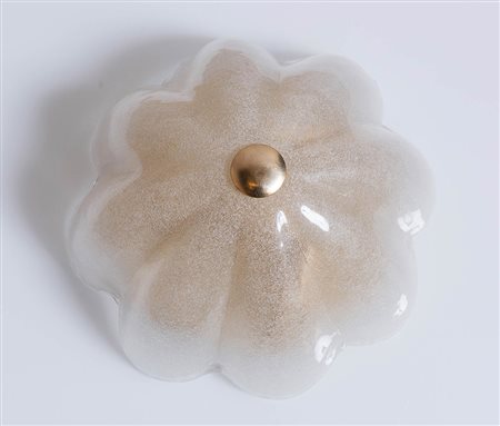 Plafoniera mod. “Giulietta”, Produzione Muranese, Anni ‘90. Struttura in...