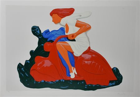 Plumcake SENZA TITOLO serigrafia su carta, cm 70x100 esemplare 198 su 200 sul...