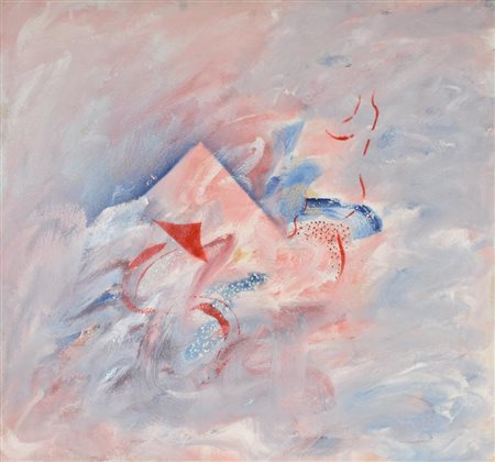 Giuseppe Orsenigo Senza titolo tecnica mista su tela, cm 90x97 sul retro:...