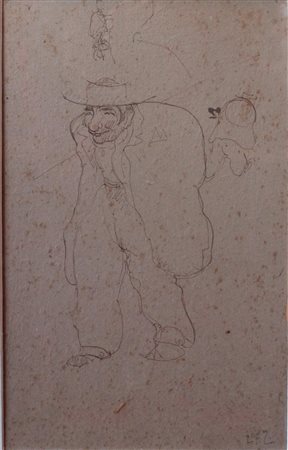 Lorenzo Viani, Annibalone, 1930 - 1933 Inchiostro su carta, 35cm x 23cm....