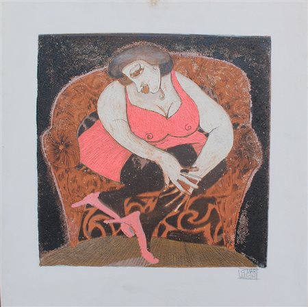 Giovanni Maranghi, Frau, 2005 Retouche, 40cm x 40cm. Certificato di...