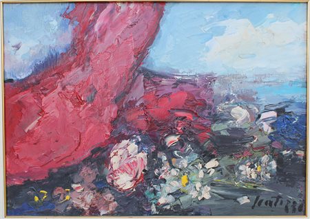 Sergio Scatizzi, Omaggio a Cecco Bravo, 1999 Olio su tavola, 50cm x 70cm....