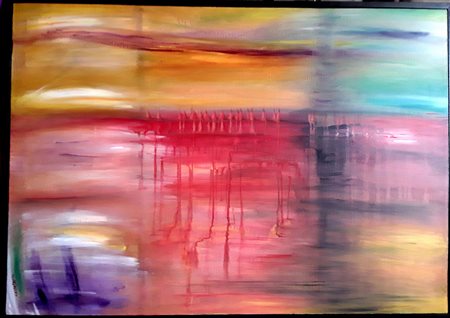 Maria Cassatas Tufano, Cipressi, 2012 Acrilico su tela, 70cm x 100cm....