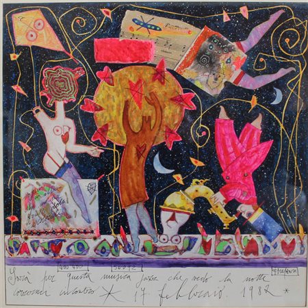 Francesco Musante, Sarà per questa musica jazz che vedo la notte corrermi...