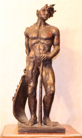 Nicola Domenici, Perseo, 2007 Resina e terracotta, 70cm x 30cm x 30cm....
