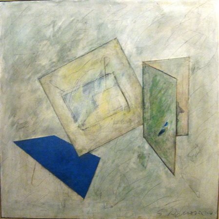 Gustavo Bonora, Virtuale, 2010 Olio su tela, 100cm x 100cm. Autentica fornita...