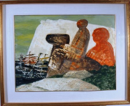 FIUME SALVATORE (Comiso 1915 - Canzo 1997) "Il golfo degli argonauti" 1989...