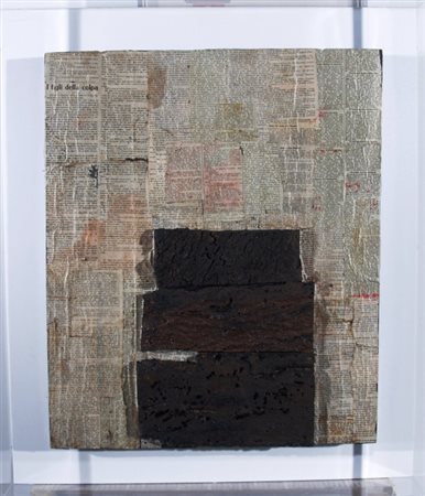 CRIPPA ROBERTO (Monza 1921 - Bresso 1972) "Senza titolo" 1963 Collage di...