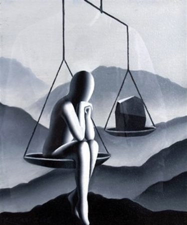 KOSTABI MARK (Los Angeles 1960) "Reflections on Grace" 2005 olio su tela. cm....