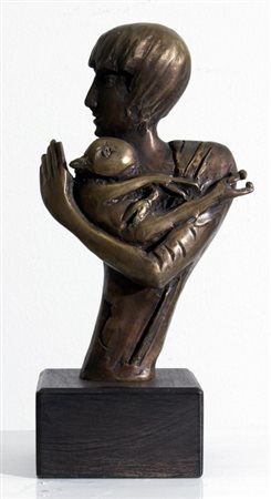 BRINDISI REMO (Roma 1918 - Lido di Spina 1996) "Pastorale" 1984 Scultura...