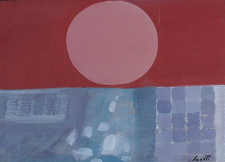 SAETTI BRUNO (Bologna 1902 - Bologna 1984) "Composizione" Tempera su carta...