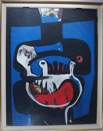 CRIPPA ROBERTO (Monza 1921 - Bresso 1972) "Senza titolo" '50 olio su tela....