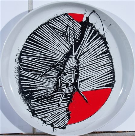 SCANAVINO EMILIO (Genova 1922 - Milano 1986) "Senza titolo" Ceramica...