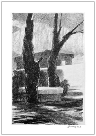 RENATO NATALI Livorno 1883 – Livorno 1979 Senza titolo Litografia. Firma in...