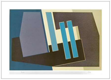 GUALTIERO NATIVI Pistoia 1921 – Greve in Chianti 1999 Senza titolo Serigrafia...