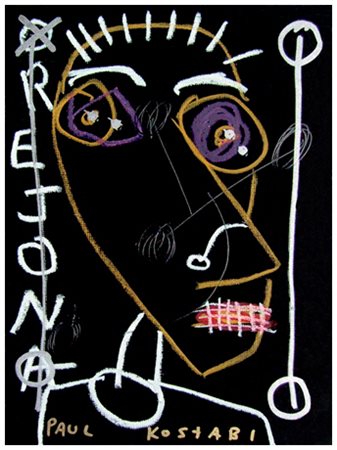 PAUL KOSTABI Whittier (USA) 1962 Tribute to Ore Jona 2002 Tec. mista su...