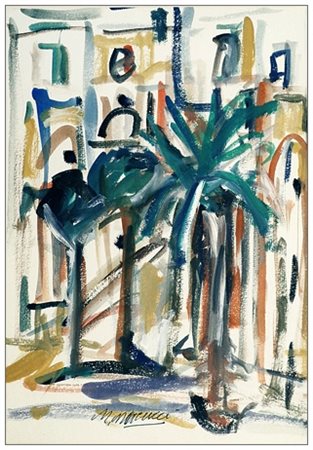 MARIO MARCUCCI Viareggio 1910 – Viareggio 1992 Senza titolo Pittura su...