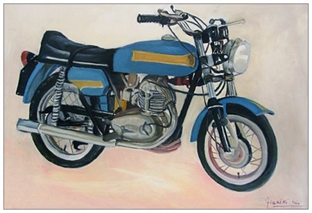 ILIO FIORINI Livorno 1913 – Livorno 1996 Senza titolo Olio su tela 40 x 60....