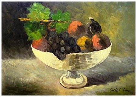 GINO GUIDI Livorno 1914 – Livorno 2000 Senza titolo Olio su faesite 35 x 50....