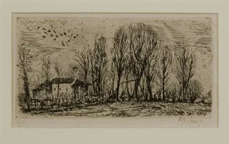 Virgilio Tramontin Senza titolo lotto di 4 acqueforti, es. 28/80 e XVI/LXXX...